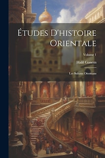 Front cover_Études D'histoire Orientale
