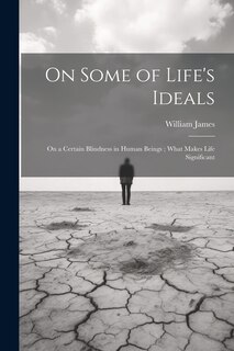 Front cover_On Some of Life's Ideals