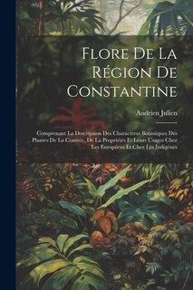 Couverture_Flore De La Région De Constantine