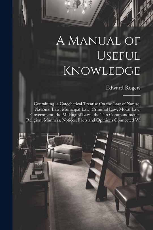 Front cover_A Manual of Useful Knowledge