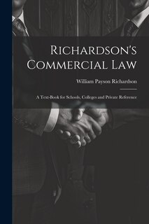 Front cover_Richardson's Commercial Law