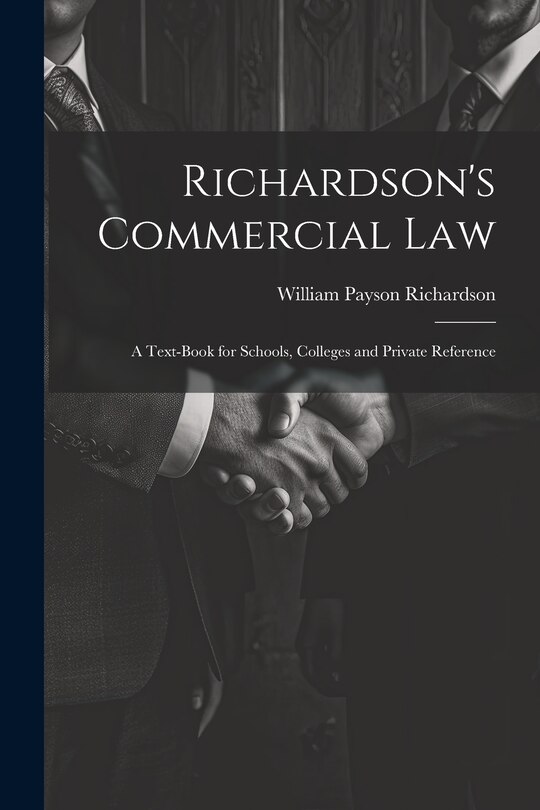 Front cover_Richardson's Commercial Law