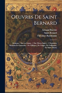 Front cover_Oeuvres De Saint Bernard