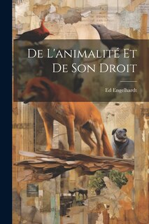 Front cover_De L'animalité Et De Son Droit