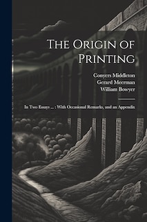 Couverture_The Origin of Printing