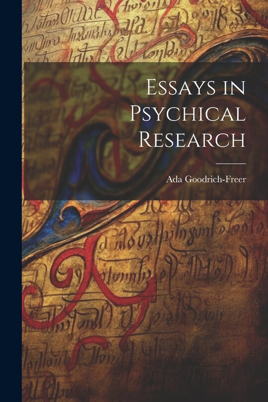 Couverture_Essays in Psychical Research