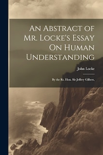 Front cover_An Abstract of Mr. Locke's Essay On Human Understanding