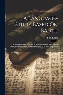 Front cover_A Language-Study Based On Bantu
