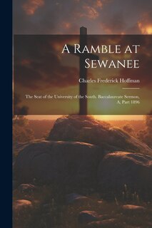 Couverture_A Ramble at Sewanee