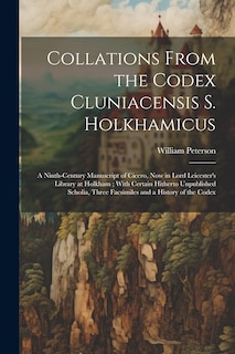 Couverture_Collations From the Codex Cluniacensis S. Holkhamicus