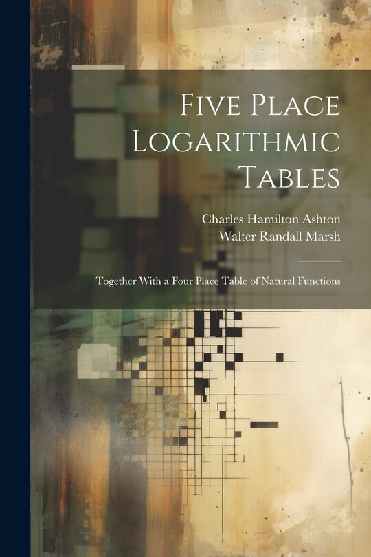 Front cover_Five Place Logarithmic Tables
