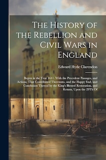 Couverture_The History of the Rebellion and Civil Wars in England