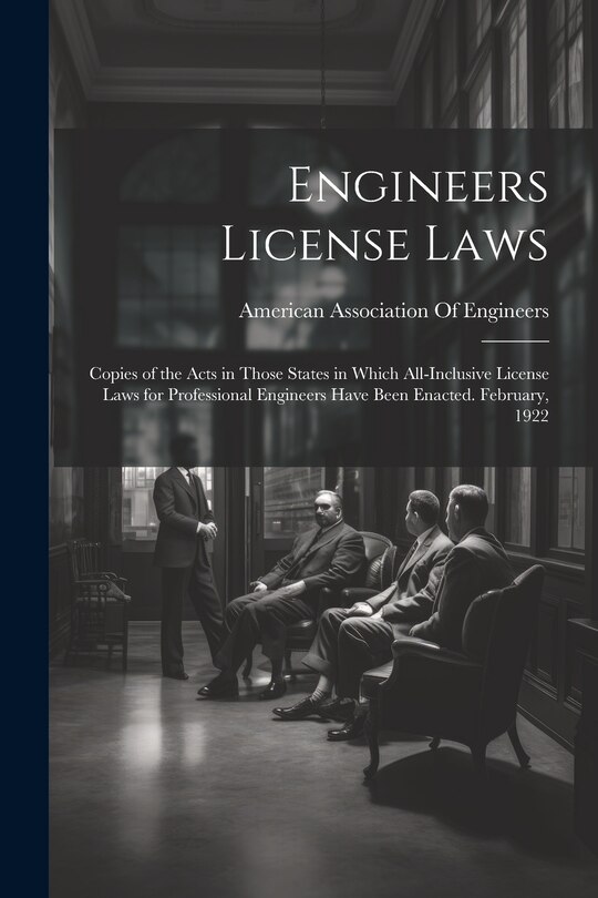Couverture_Engineers License Laws