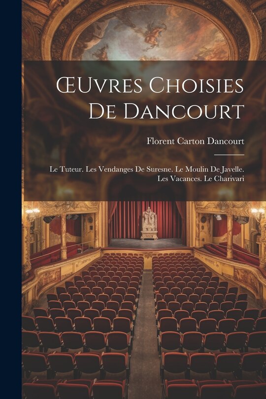 Couverture_OEuvres Choisies De Dancourt