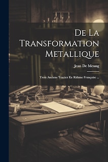 Couverture_De La Transformation Metallique