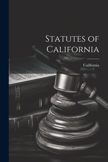 Front cover_Statutes of California