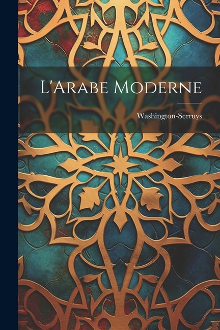 Couverture_L'Arabe Moderne