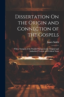 Couverture_Dissertation On the Origin and Connection of the Gospels