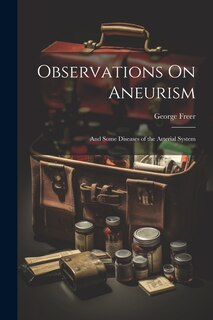 Couverture_Observations On Aneurism