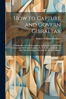 Front cover_How to Capture and Govern Gibraltar