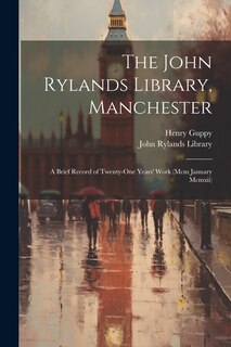 Couverture_The John Rylands Library, Manchester