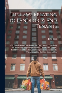 Front cover_The Laws Relating to Landlords and Tenants