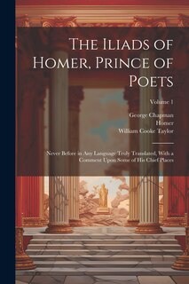 Front cover_The Iliads of Homer, Prince of Poets