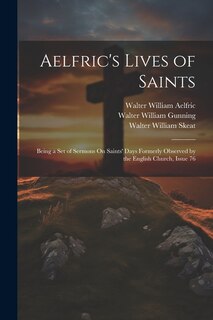 Front cover_Aelfric's Lives of Saints