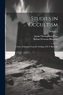 Front cover_Studies in Occultism