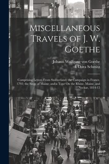 Couverture_Miscellaneous Travels of J. W. Goethe
