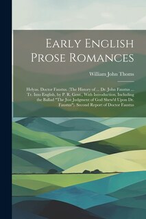 Front cover_Early English Prose Romances