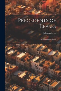 Front cover_Precedents of Leases