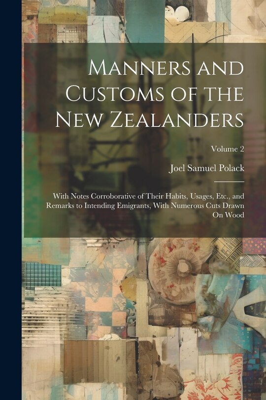 Front cover_Manners and Customs of the New Zealanders