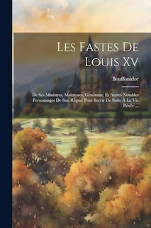 Front cover_Les Fastes De Louis Xv