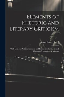Couverture_Elements of Rhetoric and Literary Criticism