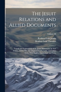 Front cover_The Jesuit Relations and Allied Documents