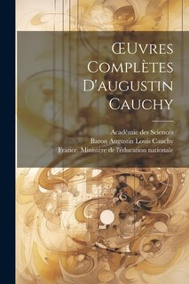 Front cover_OEuvres Complètes D'augustin Cauchy