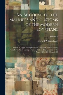 Front cover_An Account of the Manners and Customs of the Modern Egyptians