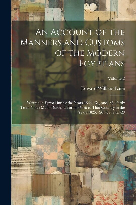 Front cover_An Account of the Manners and Customs of the Modern Egyptians