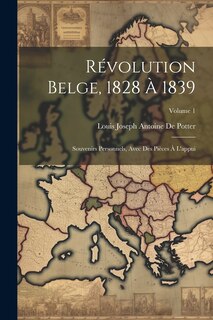 Front cover_Révolution Belge, 1828 À 1839