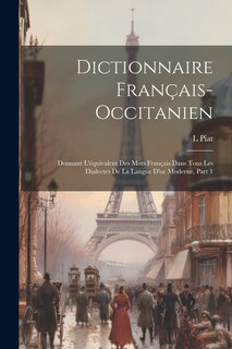 Front cover_Dictionnaire Français-Occitanien