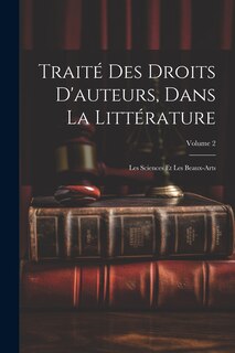 Couverture_Traité Des Droits D'auteurs, Dans La Littérature