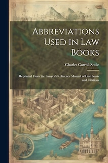 Front cover_Abbreviations Used in Law Books