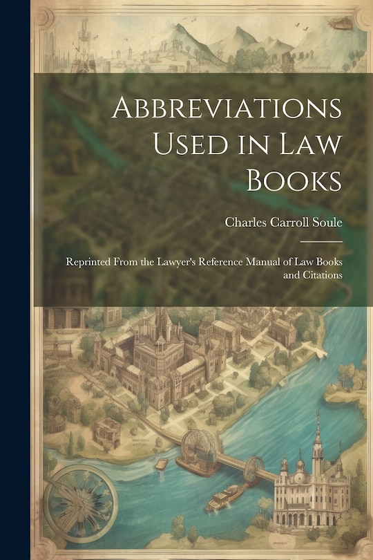 Front cover_Abbreviations Used in Law Books
