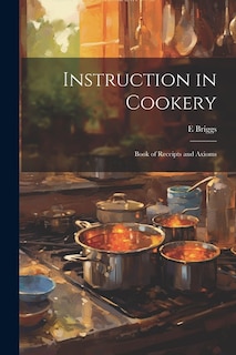 Front cover_Instruction in Cookery
