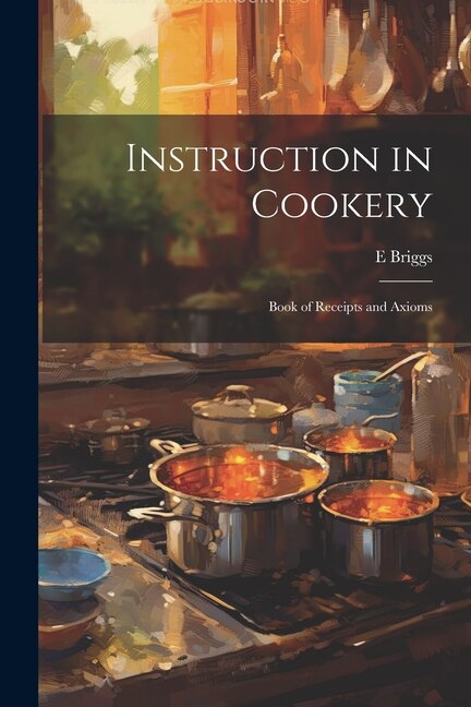 Front cover_Instruction in Cookery