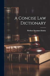 Couverture_A Concise Law Dictionary