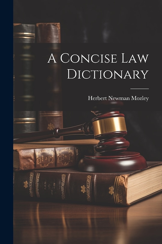 Couverture_A Concise Law Dictionary