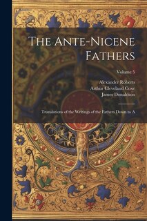 Couverture_The Ante-Nicene Fathers