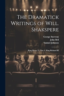 Couverture_The Dramatick Writings of Will. Shakspere